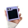 thumbnail image 4 of Dteck for Samsung Galaxy Z Flip 5 Case with Screen Protector, Slim Silicone Case Shockproof Protective Galaxy Z Flip 5 5G Case for Women Men,Purple, 4 of 4
