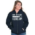 thumbnail image 4 of I Dont Get Older I Level Up Gamer Zip Up Hoodie Men's Women's Brisco Brands L, 4 of 6