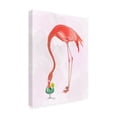 thumbnail image 2 of Trademark Fine Art 'Flamingo and Cocktail 2' Canvas Art by Fab Funky, 2 of 3