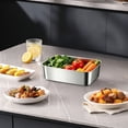 thumbnail image 7 of WEIWEIGG Baking Pans Set of 1, Stainless Steel Sheet Cake Pan for Oven - 8.78Inch,Rectangle Bakeware Set for Cake Lasagna Brownie Casserole Cookie, Dishwasher Safe,Silver, 7 of 7
