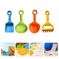 thumbnail image 5 of Kids Sand Play Set with 2 Shovels, 1 Sifter, and 1 Rake – Vibrant Beach Toys for Digging, Building, and Sifting Sand – Lightweight Durable Plastic Tools for Ages 3-8, Perfect for Beach, 5 of 5
