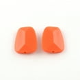 thumbnail image 2 of Acrylic Beads Mixed Shapes Orange Red 5.5~28x6~20x3~11mm Hole: 1~5mm, 2 of 2