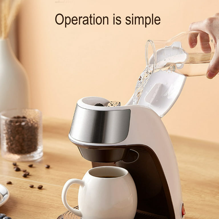Small Single Coffee Makers Drip Coffee Maker Portable Single Serve Coffee  Makers Single Cup Small Coffee Maker with Filter One Cup Coffee Maker One-Touch  Button Auto Shut Off 