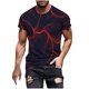 thumbnail image 1 of Camisetas de Manga Corta para Hombre Imprimir Cuello Redondo Camiseta de Moda Casual, Camiseta de Disfraz de Poliéster para Uso Al Aire Libre, Diario Y de Verano de Primavera, 1 of 5
