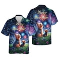 thumbnail image 3 of Happy New Year Yorkshire Terrier Family Cheer Winter Midnight Firework Hawaiian Shirt Breathable Summer Unisex Merch Yorkie Dog Lover Gifts - 02025, 3 of 6