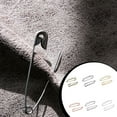 thumbnail image 4 of Sonducket 10 Uds. Pin, anillo colgante múltiple, broche de joyería para peroné, broche chapado en agujeros, accesorios para hacer ropa, abrigo, ropa, Accesorios de disfraces Blanco K Sonducket AP014444-06, 4 of 6
