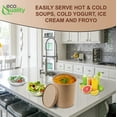 thumbnail image 6 of EcoQuality Brown Paper Compostable Soup Food Storage Container (25 Count), 6 of 8