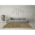 thumbnail image 3 of Ahgly Company Indoor Rectangle Abstract Brown Contemporary Area Rugs, 2' x 5', 3 of 4