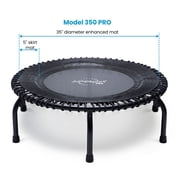 JumpSport 350 PRO 39-Inch Adults Fitness Trampoline & Handle Bar Accessory