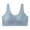 Womens Bras Blue, variant on Womens Everyday Bras, Daisy Bras for Women, Front Snap Closure Padded Bra for Older Senior Women, No Underwire Comfortable Bra M-3XL