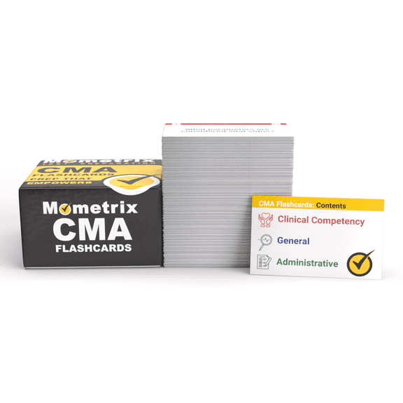 CMA Exam Preparation Flash Cards : CMA Test Prep Flashcard Study Guide for the Certified Medical Assistant Exam [Full Color Cards] (Cards)