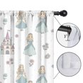 thumbnail image 4 of Blackout Kids Curtains,Princess Castle Flower Pattern Childrens Insulated Curtains Set Of 2,Bedroom Essentials,Toddler Room Decor 42"x63", 4 of 5