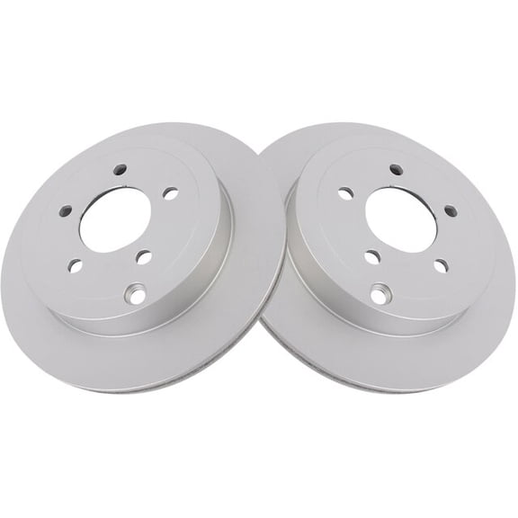 Rear Brake Rotor Set 2 Piece - Compatible with 2007 - 2010 Ford Edge 2008 2009