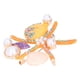 thumbnail image 3 of Broche, broche de 4 colores diferentes, broche para mujer, artesanía excepcional, 3 of 14