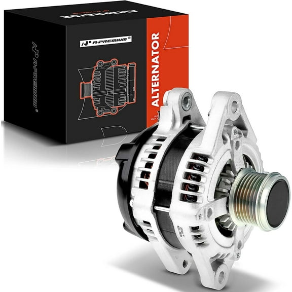 A-Premium Alternator Compatible with Toyota RAV4 2006 2007 2008, V6 3.5L, 12V 100A 7-Groove Pulley Clockwise, Replace# 11322N, 27060-31090
