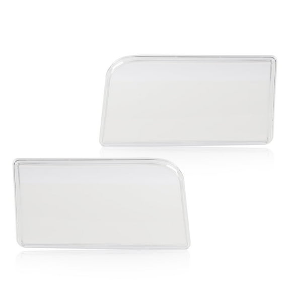 PIT66 Clear Headlights Lens Cover 1 Pair Fit for Ford F150 F250 F350 Bronco 1992-1996