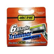 S/B RAZOR BLD SIX MEN 4CT