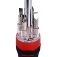 thumbnail image 4 of Outils à Main, Tournevis Multifonction Rouge 5-en-1 pour Travail Toute la Journée, 4 of 4