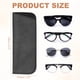 thumbnail image 2 of Uxcell 4Pcs Fundas Suaves para Gafas, Funda de Gafas de Cuero Portátil para Hombres y Mujeres, Fundas para Gafas de Sol Negras, 2 of 7