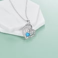 thumbnail image 2 of ONEFINITY Sister Necklace Sterling Silver Heart Pendant Jewelry Gifts for Friend Sister, 2 of 6