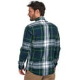 thumbnail image 2 of Barbour Mens Highland Check 33 Tailored Fit Shirt X-Large Green, 2 of 4