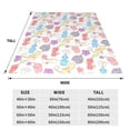 thumbnail image 4 of Lsque Pikmin Pattern Fuzzy Fleece Throw Blanket Extra Large,Super Soft,Fluffy and Warm Blankets for Couch,Bed,All Season Use (50"x40"), 4 of 7