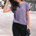 thumbnail image 6 of SUNBS Womens Summer Tops Short Sleeve Sweaters Tunic Tops Dressy Casual Business Shirts, 6 of 7