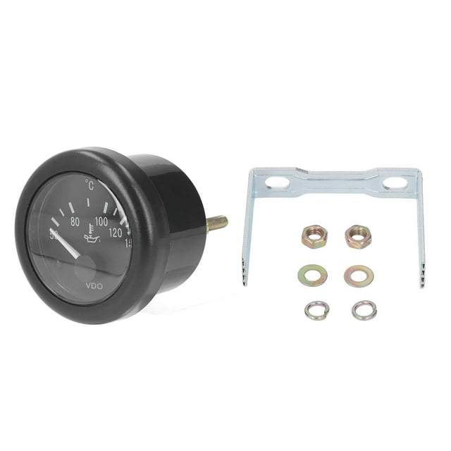 Oil Temperature Gauge 52mm ABS Oil Temperature Meter 50-150 Degrees Celsius Coolant Temp Meter For Car Engine