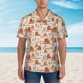 thumbnail image 2 of Yiaed Western Desert Nature Landscape Print Hawaiian Shirt for Men Short Sleeve Button Down Shirts Beach Shirts for Men,X-Large, 2 of 7