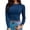 Blue, variant on My Items Shirts for Women Women's Long Sleeve Shirts Womens Long Sleeve Basic Tshirt Casual Crew Neck Slim Rib Solid Tshirt Top Xl