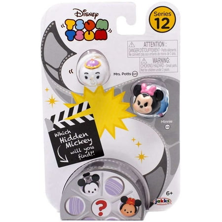 Disney Tsum Tsum Series 12 Mrs. Potts & Minnie Minifigure 3-Pack