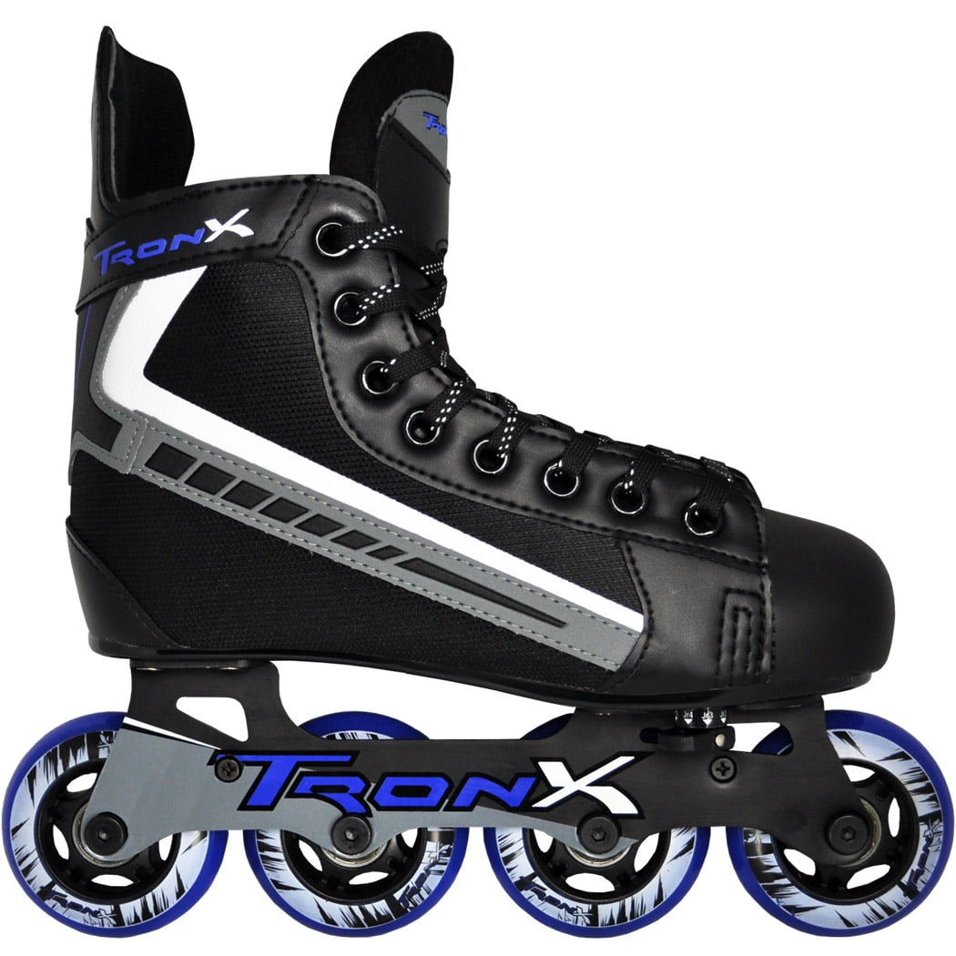 Tron-X Adjustable Inline Hockey Skates (Kids Size Y11 - Kids 1 ...