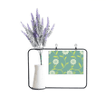 thumbnail image 1 of Green White Flowers Decorative Pattern Artificial Lavender Flower Vase Bottle Card, 1 of 2