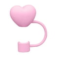 thumbnail image 1 of Embout de Paille en Forme de Cœur pour Accessoires de Paille et Capuchons de Gobelet – Compatible avec Gobelets de 30 Oz et 40 Oz, Couvercles de Paille en Caoutchouc Souple Réutilisables, Couvercles Mignons pour 10 mm 0,4 Po, 1 of 3