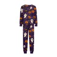 thumbnail image 5 of Matching Family Halloween Pajamas Set - 2026 Cute Ghost & Pumpkin Print Two-Piece Sleepwear Pjs - Family Matching Pajamas Soft Holiday Loungewear Halloween Matching Pajamas for Family, 5 of 6