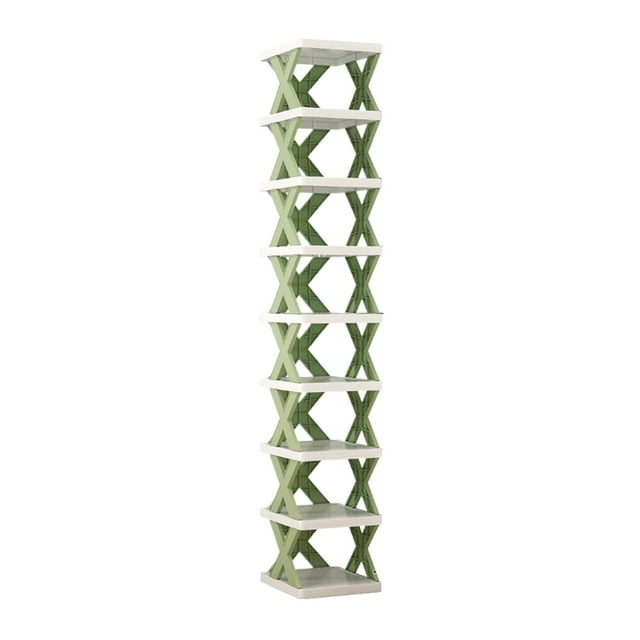 pitrice Shoe Rack With Large Capacity And Strong Load-bearing Capacity Easy Installation For Household Green 9 layers