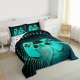 thumbnail image 3 of Homewish Gamepads Gamer Bedding Comforter Set 2pcs for Female Men Adults,Teal Polka Dots Twin Comforter Sets Microfiber,Video Game Breathable Bedding Set,Super Cozy Room Decor,Reversible, 3 of 8
