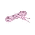 thumbnail image 2 of INSPIRE CHIC Unisex Double Layer Flat Hollow Shoelaces for Sneaker 100 cm/39.5" White-Fuchsia, 2 of 4