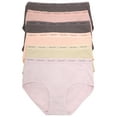 thumbnail image 6 of Angelina Women's Microfiber Hiphugger Panties with Elastic Waistband (6-Pack), 6 of 7