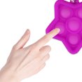 thumbnail image 2 of Carambola Five Pointed Star Push Bubble Autismo Alivio del estrés Juguete (rosa) Ehuebsd libre de BPA, 2 of 8