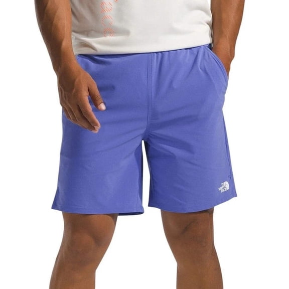The North Face Wander 2.0 Shorts Men's Large Dopamine Blue Elastic Waist ASM269