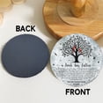 thumbnail image 3 of 8'' Memorial Garden Stone for Loss of Loved One, Condolences Sympathy Gift, Weatherproof Outdoor Memorial Garden Stones, Remembrance Natural Stone with Stand, Card, Cardinal A Limb Has Fallen, 3 of 8