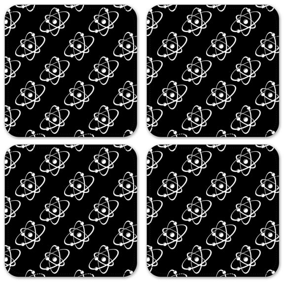 Vinyl Drink Coasters - Set of 4 - Ducks On Water