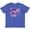 Vintage Royal Blue, variant on Inktastic 4th of July Fireworks Stars and American Flag Youth T-Shirt