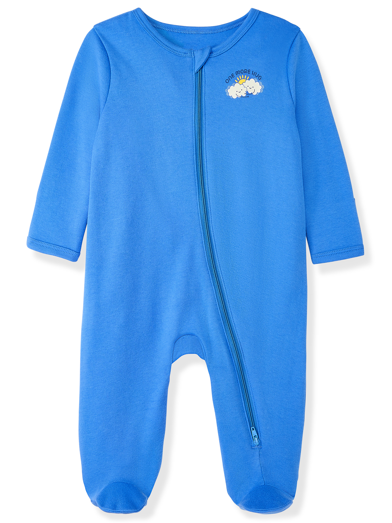 Garanimals Baby Boy Cotton Footed Sleep & Play Pajamas, Graphic Prints, 2-Pack, Sizes Newborn - 9M
