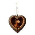 thumbnail image 1 of Adornos navideños de animales del bosque, adornos acrílicos 2D de zorros, águilas y pájaros, colgantes del bosque para decorar el árbol de Navidad y fiestas en casa, 1 of 7