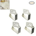 thumbnail image 2 of Clips para mantel de acero inoxidable, abrazaderas ajustables para soporte de mantel, para el hogar, boda, fiesta, Picnic, 4 Uds., 2 of 8