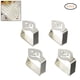 thumbnail image 2 of Clips para mantel de acero inoxidable, abrazaderas ajustables para soporte de mantel, para el hogar, boda, fiesta, Picnic, 4 Uds., 2 of 9