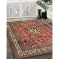 thumbnail image 3 of Ahgly Company Machine Washable Indoor Square Traditional Light Copper Gold Area Rugs, 3' Square, 3 of 7