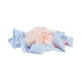 thumbnail image 4 of Unique Bargains 1 Pc Scrunchie Fashion Stripe Hair Elastics Blue Pink, 4 of 5